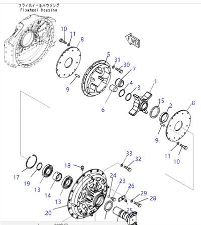 Lắp ráp giảm xóc 561-01-74007 561-01-74006 cho komatsu hd 785-7}